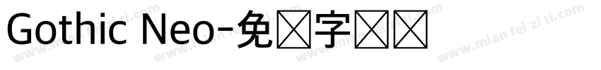 Gothic Neo字体转换